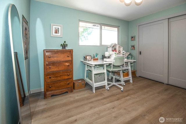 13512 106th Dr SE, Snohomish, WA 98296 - office featuring light wood-style flooring