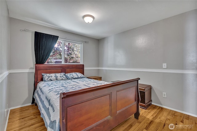 3738 S 189th Pl, Seatac, WA 98188 - bedroom with light wood-style flooring and baseboards