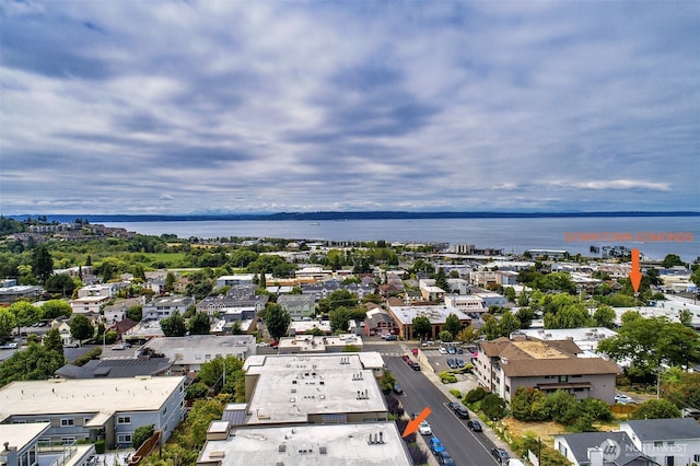 524 Maple St Unit 105, Edmonds, WA 98020 - aerial view of a large body of water