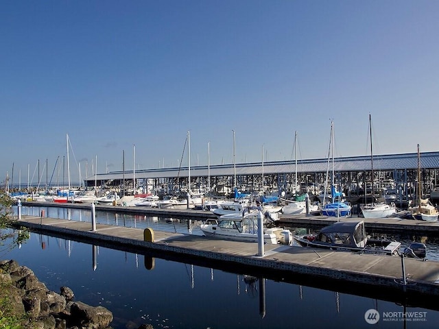 524 Maple St Unit 105, Edmonds, WA 98020 - dock area with view of marina and a water view