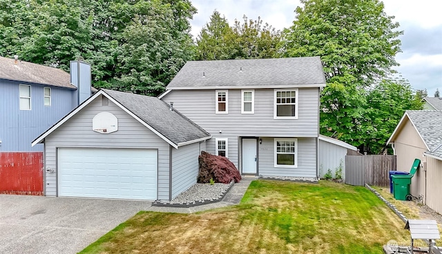 14626 58th Dr SE, Everett, WA 98208 - view of front of house featuring asphalt driveway and a garage