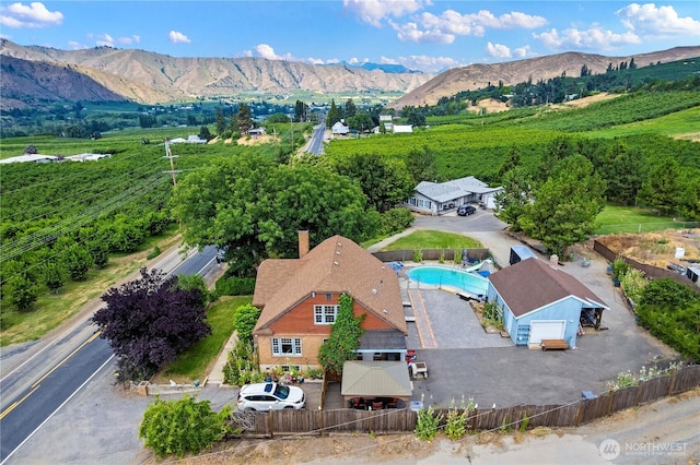 2020 Easy St, Wenatchee, WA 98801 - view from above of property featuring mountains
