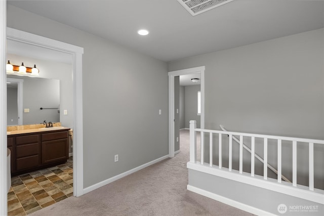 535 Beechwood Ct SW, Olympia, WA 98502 - hallway featuring an upstairs landing and carpet