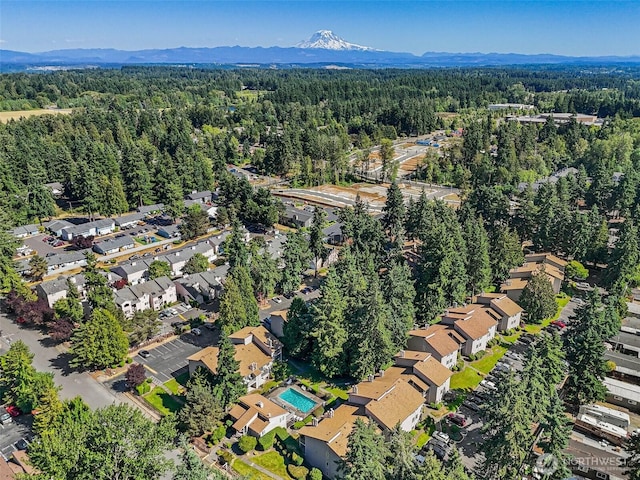 33011 18th Pl S Unit F205, Federal Way, WA 98003 - view of property location with a heavily wooded area and a mountainous background