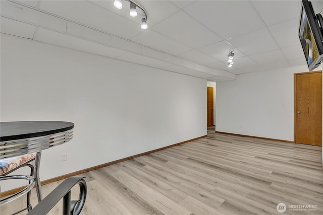 11022 SE 313th St, Auburn, WA 98092 - finished below grade area featuring light wood-style floors and baseboards