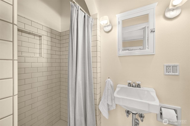 251 N Garden St, Bellingham, WA 98225 - bathroom featuring a stall shower and a sink