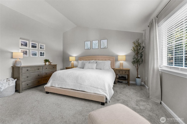 7605 38th Ct SE, Lacey, WA 98503 - bedroom featuring carpet and lofted ceiling