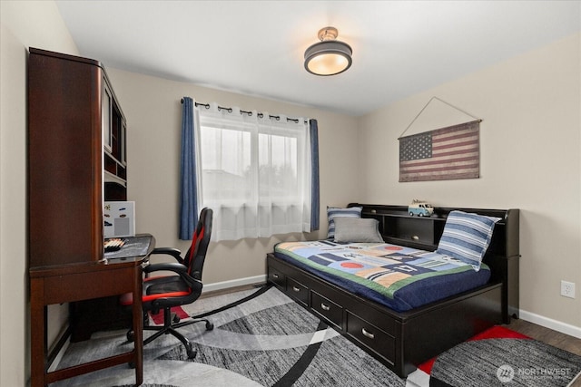 4212 145th Pl SE, Snohomish, WA 98296 - bedroom featuring baseboards and an office area