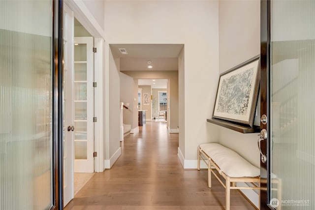 619 Graham Ave NE, Renton, WA 98059 - hallway with wood finished floors and baseboards