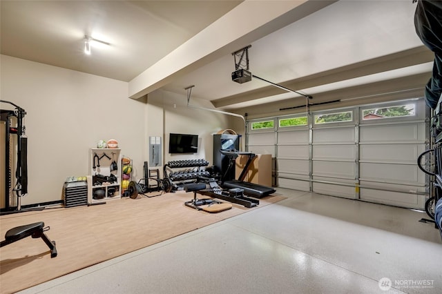 619 Graham Ave NE, Renton, WA 98059 - garage with a garage door opener and electric panel