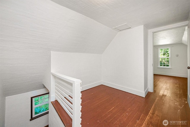 5510 Mt Baker Hwy, Deming, WA 98244 - bonus room with lofted ceiling, attic access, and hardwood / wood-style floors