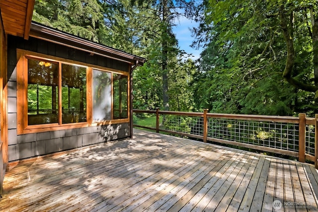 5510 Mt Baker Hwy, Deming, WA 98244 - view of wooden terrace