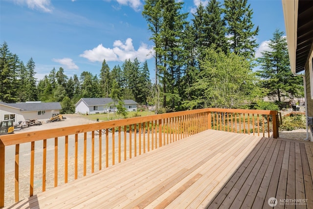 13540 Carney Lake Rd SW, Port Orchard, WA 98367 - view of wooden terrace