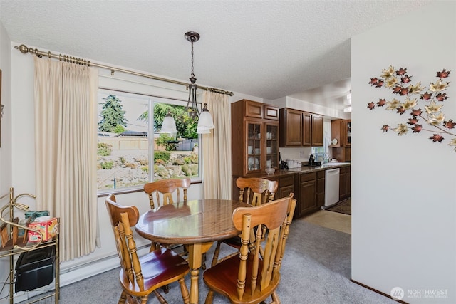 30026 5th Ave SW, Federal Way, WA 98023 - dining area with light colored carpet and a textured ceiling