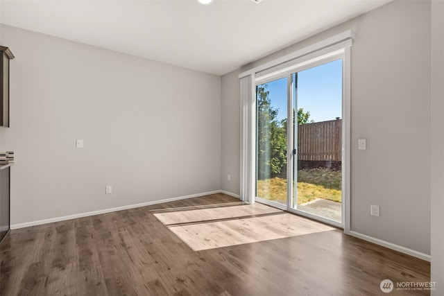 2846 Anna St NE, Lacey, WA 98516 - spare room with wood finished floors and baseboards