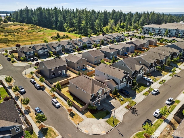 2846 Anna St NE, Lacey, WA 98516 - aerial perspective of suburban area featuring a forest
