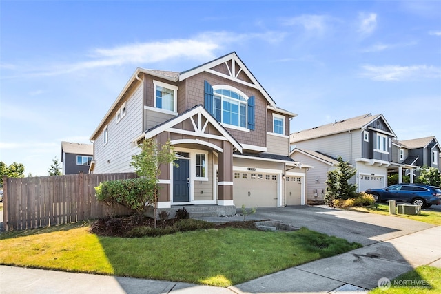 2846 Anna St NE, Lacey, WA 98516 - craftsman inspired home featuring an attached garage and concrete driveway