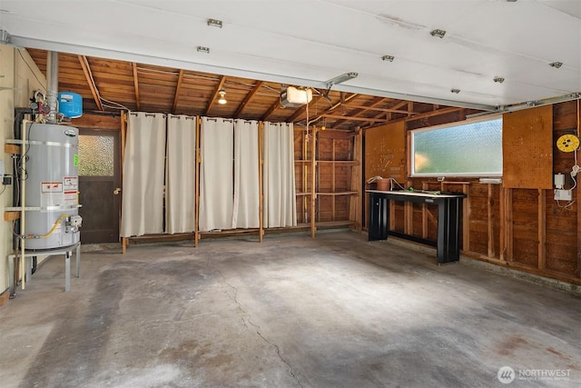 16223 NE 26th St, Bellevue, WA 98008 - garage featuring secured water heater and a garage door opener