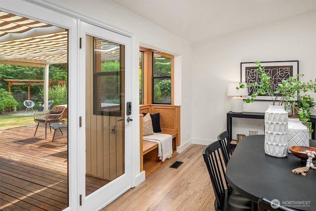 16223 NE 26th St, Bellevue, WA 98008 - office area with light wood-style floors and baseboards