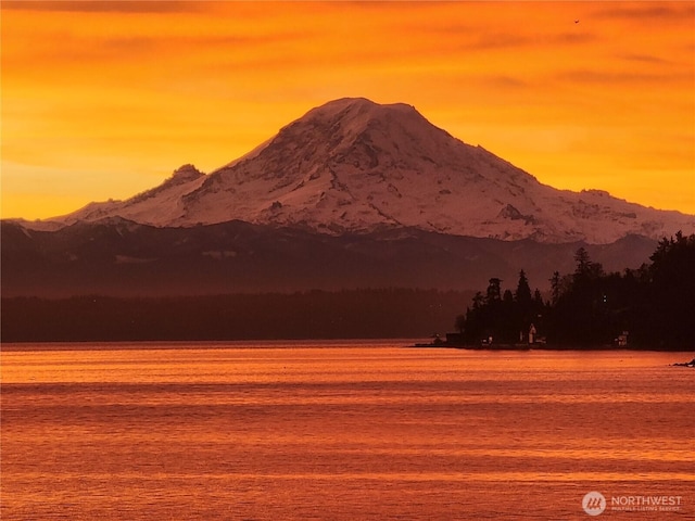 10212 SW 127th St, Vashon, WA 98070 - view of mountain background with a large body of water