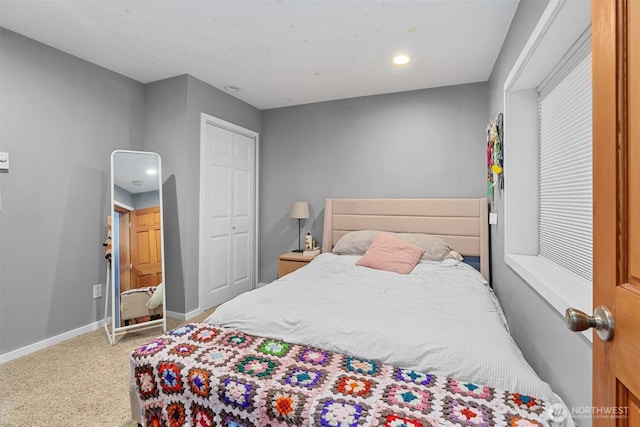 10212 SW 127th St, Vashon, WA 98070 - carpeted bedroom with a closet and recessed lighting