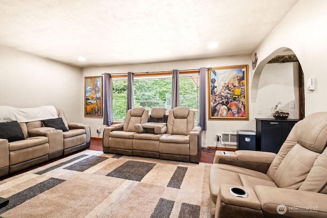 1315 Thomas St, Aberdeen, WA 98520 - living room featuring wood finished floors and recessed lighting