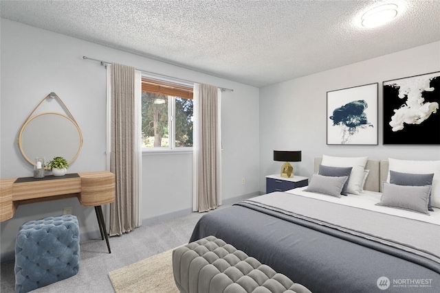 5701 38th Ct SE, Lacey, WA 98503 - carpeted bedroom with a textured ceiling and baseboards