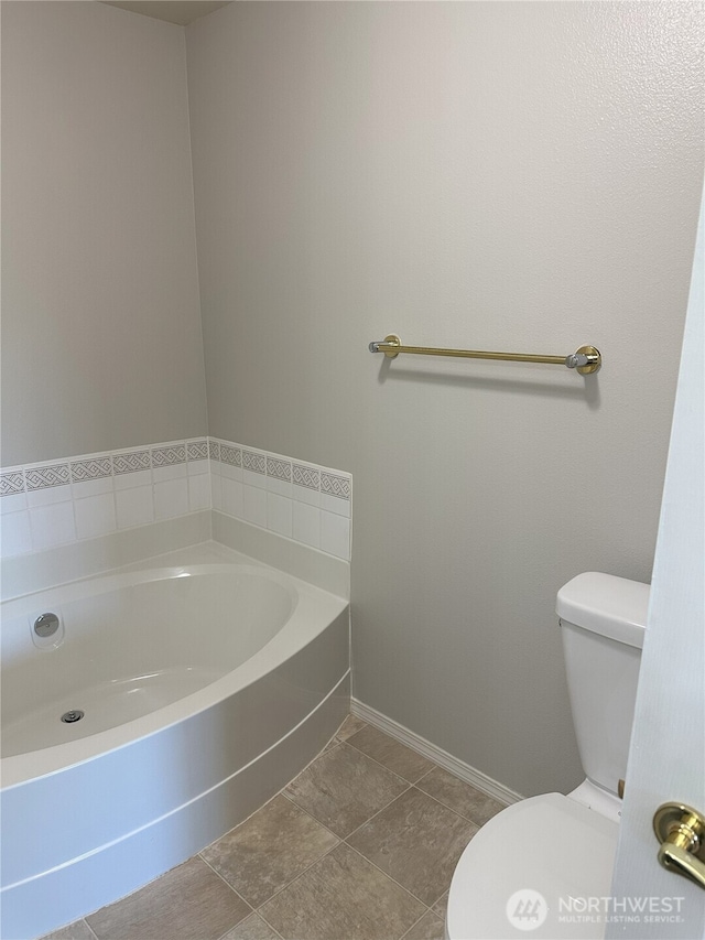 515 W Kellogg Rd, Bellingham, WA 98226 - bathroom with a garden tub and tile patterned floors