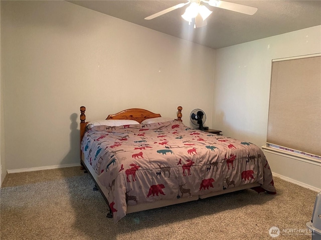 4820 NE 7.5 Rd, Moses Lake, WA 98837 - bedroom featuring carpet flooring and a ceiling fan