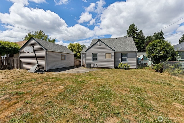 3154 Pear St SE, Olympia, WA 98501 - back of house featuring a patio area and an outbuilding