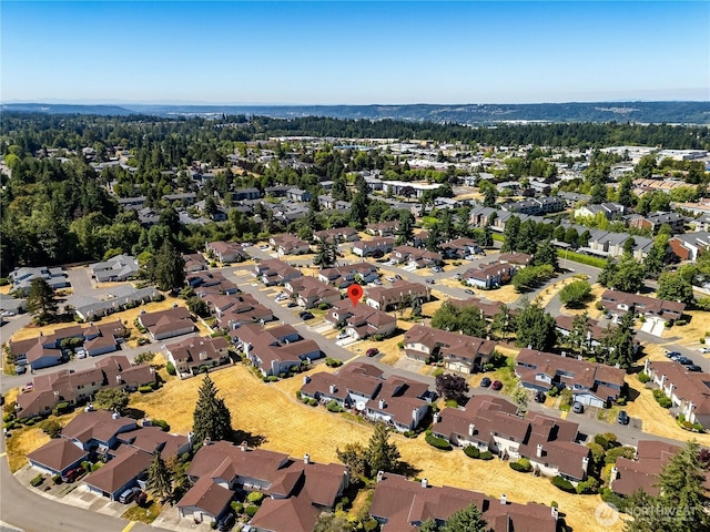 25015 110th Ave SE Unit B, Kent, WA 98030 - aerial view of property's location with nearby suburban area