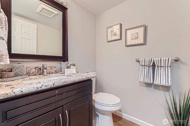 14111 NE 63rd Ct, Redmond, WA 98052 - bathroom with vanity and wood finished floors