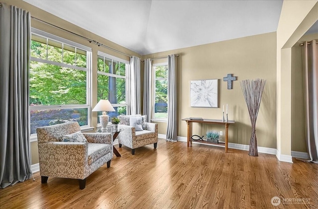 25004 163rd Pl SE, Covington, WA 98042 - sitting room with wood finished floors and lofted ceiling