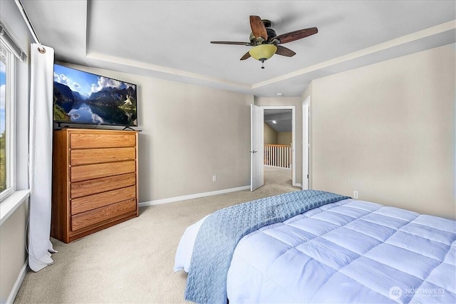 25004 163rd Pl SE, Covington, WA 98042 - carpeted bedroom with baseboards and a ceiling fan