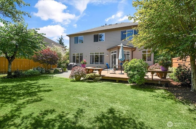 25004 163rd Pl SE, Covington, WA 98042 - rear view of property featuring a wooden deck