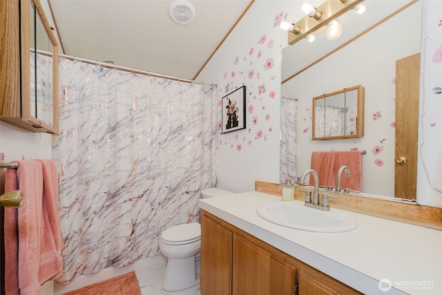 2072 Hastings Ln SE, Port Orchard, WA 98367 - bathroom with vanity, curtained shower, and marble finish floors