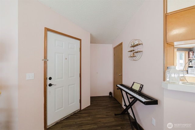2072 Hastings Ln SE, Port Orchard, WA 98367 - corridor with dark wood finished floors and a textured ceiling