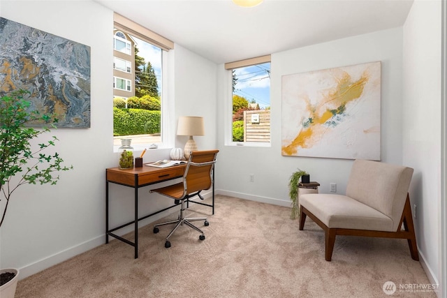 1918 5th Ave N Unit B, Seattle, WA 98109 - carpeted office with baseboards