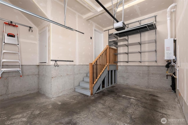 1918 5th Ave N Unit B, Seattle, WA 98109 - garage with a garage door opener and water heater