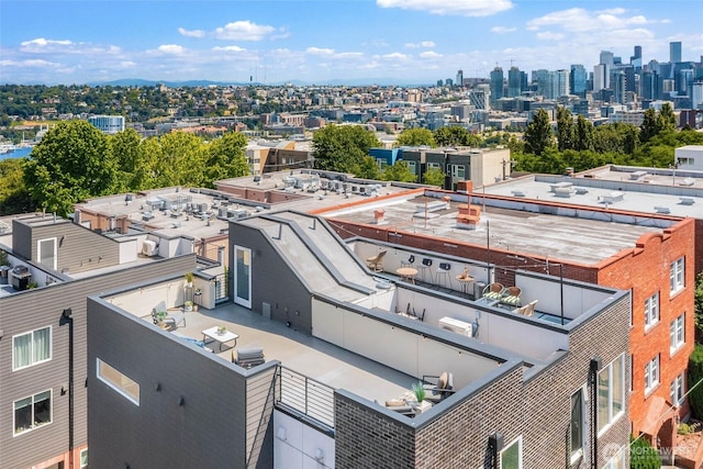 1918 5th Ave N Unit B, Seattle, WA 98109 - aerial view of skyline