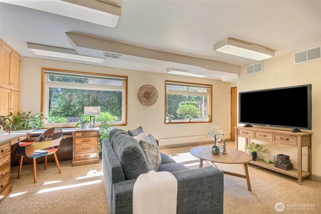 2404 SW 170th St, Burien, WA 98166 - living area with light colored carpet and a desk