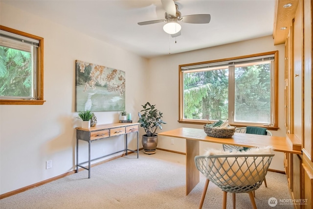 2404 SW 170th St, Burien, WA 98166 - office space with carpet and a ceiling fan