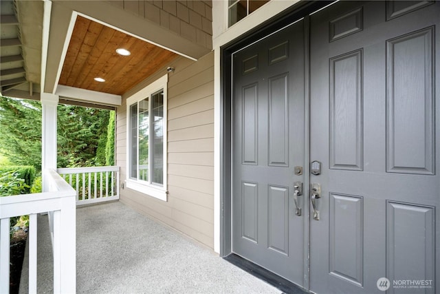 8019 149th Pl SE, Newcastle, WA 98059 - view of exterior entry with covered porch