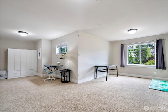 8019 149th Pl SE, Newcastle, WA 98059 - living area with carpet floors and baseboards
