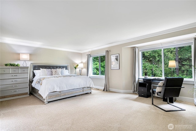 8019 149th Pl SE, Newcastle, WA 98059 - carpeted bedroom with crown molding and baseboards