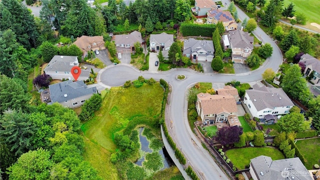 8019 149th Pl SE, Newcastle, WA 98059 - aerial view of property and surrounding area featuring nearby suburban area