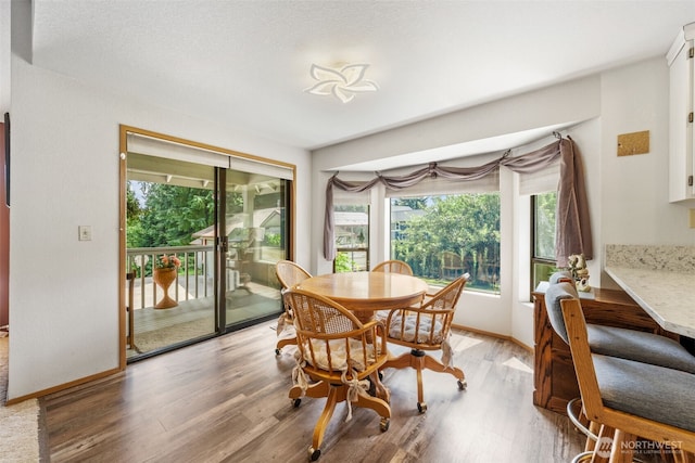 16714 Broadway Ave, Snohomish, WA 98296 - dining area with plenty of natural light and light wood-style floors