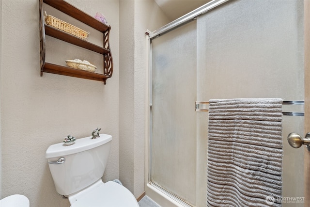 16714 Broadway Ave, Snohomish, WA 98296 - bathroom featuring toilet and a stall shower