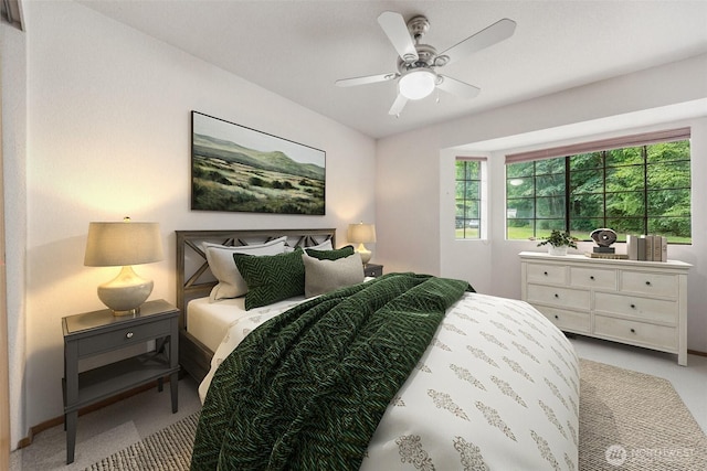 16714 Broadway Ave, Snohomish, WA 98296 - carpeted bedroom featuring a ceiling fan