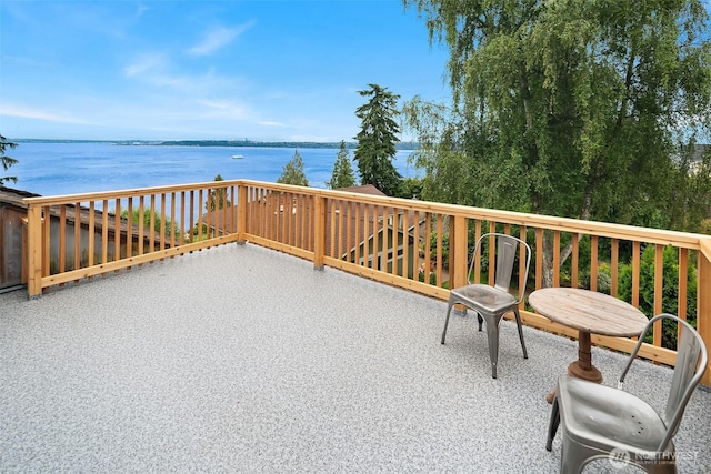 10634 SW Cowan Rd, Vashon, WA 98070 - balcony with a deck with water view